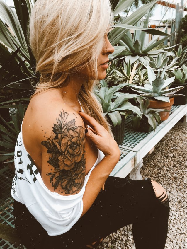 Melissa Mickelson's tattoo