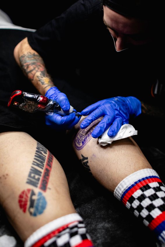 William Cleek's tattoo