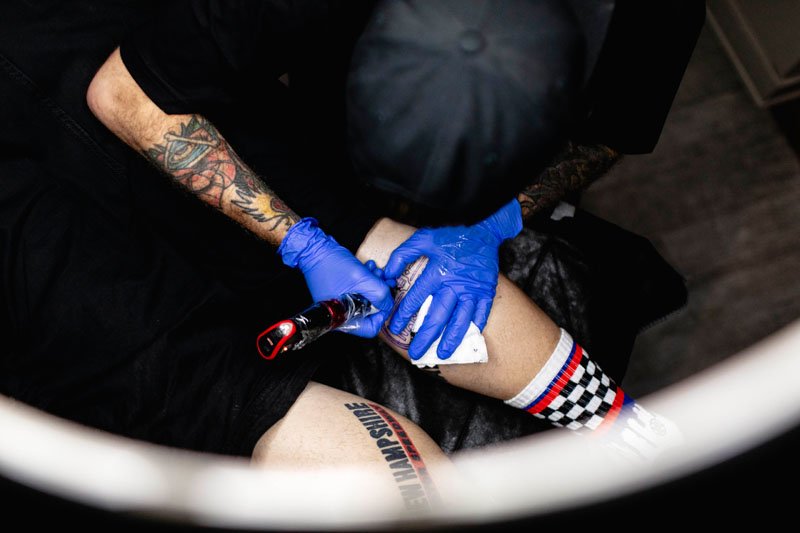 William Cleek's tattoo