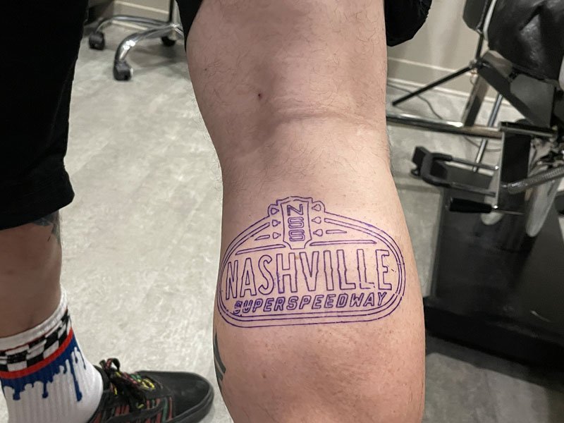 William Cleek's tattoo