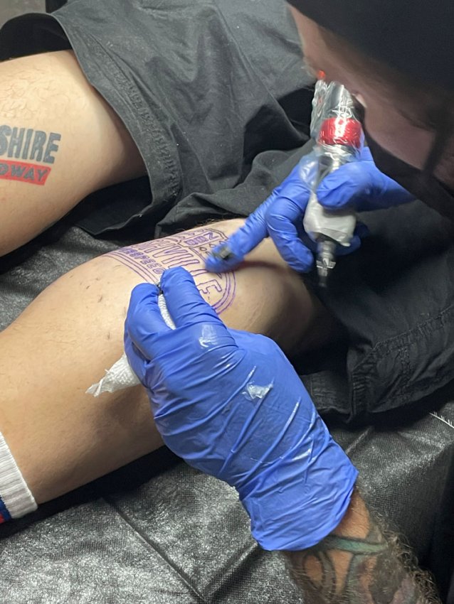 William Cleek's tattoo