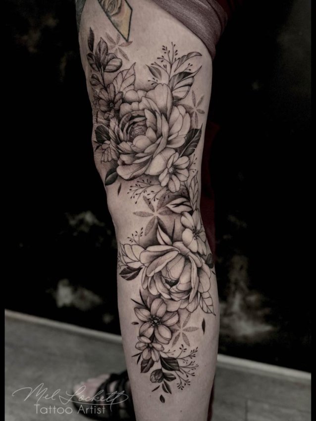 Tattoo created by artist Mel Lockett