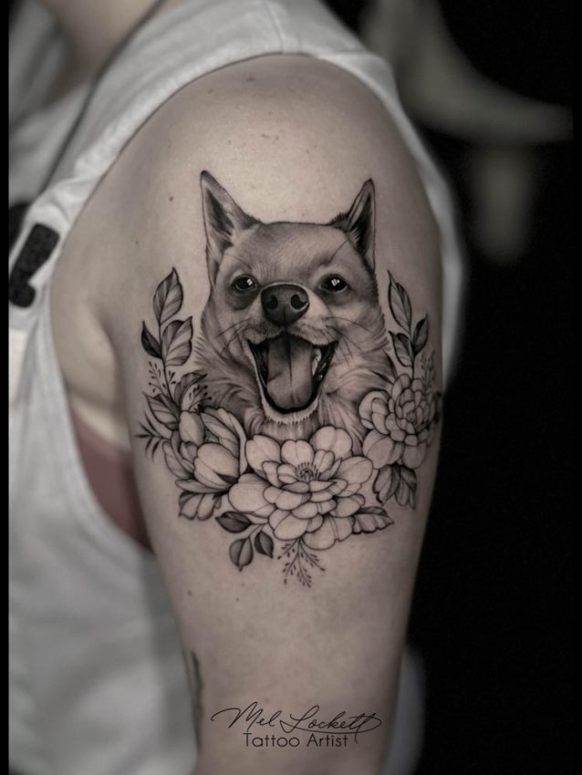 Tattoo created by artist Mel Lockett