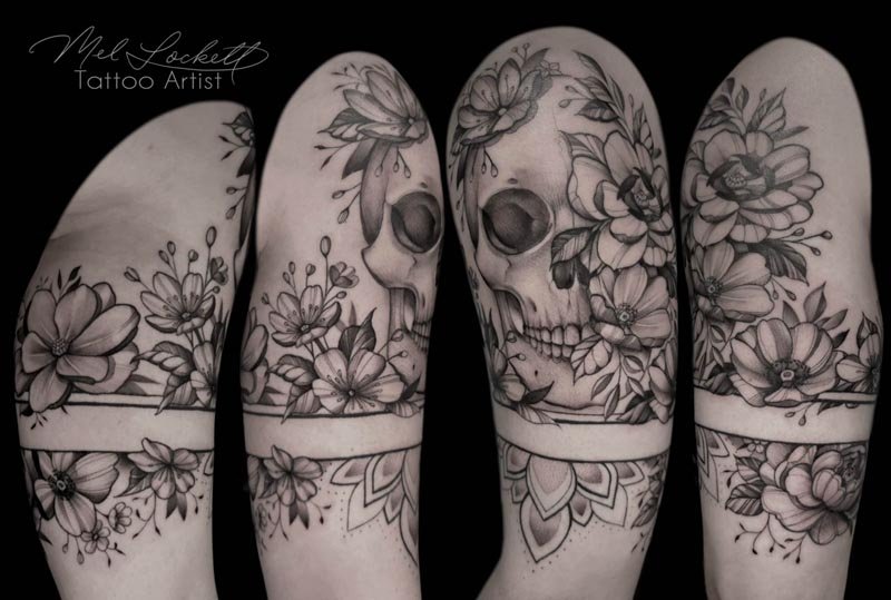 Tattoo created by artist Mel Lockett